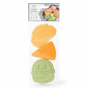 Room 2 Room Shaped Ice Packs - Orange & Green Fun Food Designs